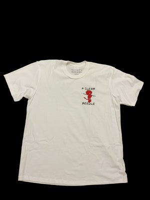 A Clean Needle Tom and Jerry T-shirt White
