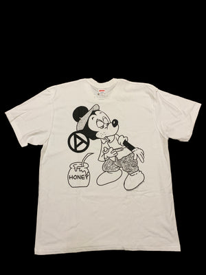 A Clean Needle Mickey T-shirt White